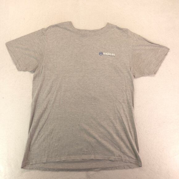 Magellan Outdoors Short Sleeve Crew Neck T-Shirt Mens Size Large L Gray - Picture 2 of 9